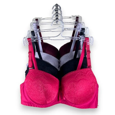 Buy Pink Privet - Full Cup Crease Free Embroidered Padded Bra in Pakistan