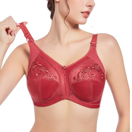 FL-806 Total-Support Bra - Watermelon Red